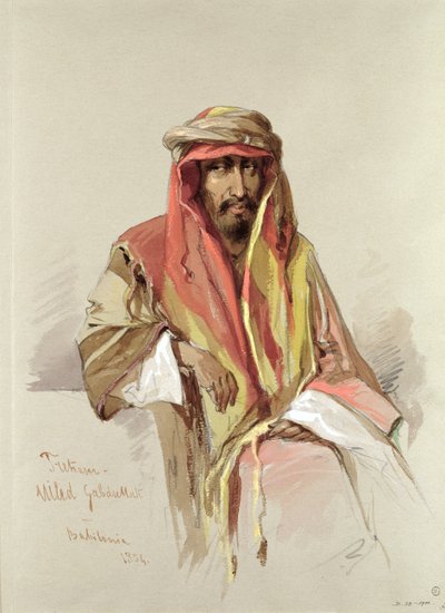 Trehem - from Babylonia, 1854 by Amadeo Preziosi
